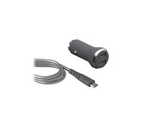 Bigben Connected Force Power - Adaptateur D'alimentation Pour Voiture - 4.8 A - Fast Charge - 2 Connecteurs De Sortie (Usb) - Gris