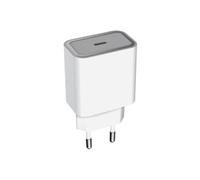 Force Power - Adaptateur secteur - 20 Watt - PD (24 pin USB-C) - sur le câble : Lightning - blanc