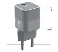 Force Power - Adaptateur secteur - GaN, 100 % plastique recyclé - 30 watt - PD (USB-C) - gris