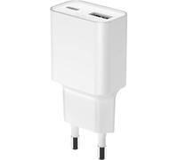 Force Power, Adaptateur secteur Power Delivery GaN USB-A/USB-C 30W, blanc
