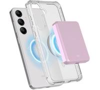 Bigben Connected - Powerbank sans fil Force Power MagSafe 5000mAh USB-C 15W Rose Garantie à vie