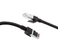 Force Power, Câble Ethernet RJ45 Tressé avec Double Blindage S/FTP 10m, Noir