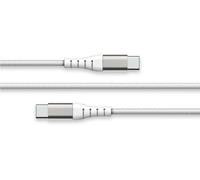 Bigben Connected Câble USB FORCE POWER – USB-C/USB-C 60W PD 3A 2 m renforcé blanc