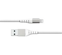 Bigben Connected Câble USB-A/Lightning Force Power Lite 1,2m 2,4A Renforcé Blanc – 100% recyclé