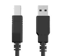 Force Power Câble USB-B Mâle vers USB-A Mâle 2.0 pour Imprimante 1.5m Noir