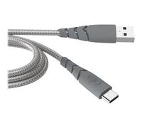 Force Power Câble Ultra-renforcé USB A/USB C 1,2m 3A Garanti à vie Gris - 100% Plastique recyclé