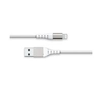 Bigben Connected Câble USB-A/Lightning Force Power Lite 1,2m 2,4A Renforcé Blanc – 100% recyclé