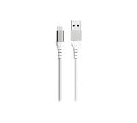 Force Power - Câble USB - USB (M) pour Micro-USB de type B (M) - 2.1 A - 2 m - blanc