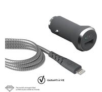 FORCE POWER FPCACMFIN1.2MG - CAC Fast&Smart +câble MFI C89 renforcé 1.2m Gris