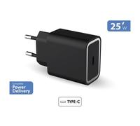 Chargeur secteu FORCE POWER 25W USB C Noir recyclé