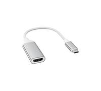 Force Power Lite - Adaptateur vidéo - 24 pin USB-C mâle pour HDMI femelle - noir - support pour 4K60Hz (3840 x 2160)
