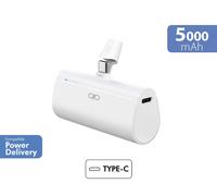 Force Power Lite - Banque D'alimentation - Connecteur Usb-C Intégré - 20 Watt - 5 A (24 Pin Usb-C) - Blanc