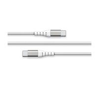 Force Power Lite - Câble USB - 24 pin USB-C (M) pour 24 pin USB-C (M) - 3 A - 2 m - USB Power Delivery (60W), câble renforcé - blanc