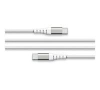 Force Power Lite - Câble USB - 24 pin USB-C (M) pour 24 pin USB-C (M) - 5 V - 3 A - 3 m - blanc