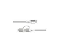 Force Power Lite - Câble USB - 24 pin USB-C (M) pour Lightning, 24 pin USB-C (M) - 3 A - 1.2 m - solide, Prise en charge de Power Delivery, câble