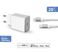 FORCE POWER LITE FPLICS20WCBLCMFIRW - CS 1 USB C PD 20W + CABLE C/MFI 1,2 Recycl