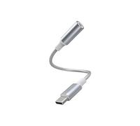 Force Power Lite - USB-C vers adaptateur de prise casque - 24 pin USB-C mâle pour mini-phone stereo 3.5 mm femelle - blanc - câble renforcé