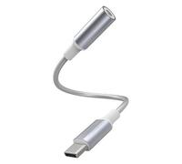 Force Power Lite - USB-C vers adaptateur de prise casque - 24 pin USB-C mâle pour mini-phone stereo 3.5 mm femelle - blanc - câble renforcé