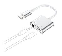 Force Power Lite - USB-C vers jack de casque / adaptateur de charge - 24 pin USB-C mâle pour 24 pin USB-C, jack mini femelle - blanc