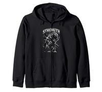 Force Tigre Rugissant Lightning Puissant Animal Sauvage Sweat à Capuche