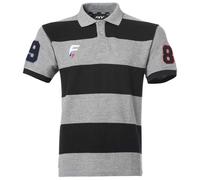Force Xv Heritage 1988 Short Sleeve Polo Noir,Gris XL Homme