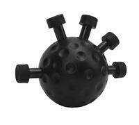 Forceau de Poignée à Main, Entraîneur D'outils Gripper à Doigt en Caoutchouc pour le Bâtiment des Muscles Force Avant-bras (BLACK)