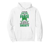 Forced to Put Controller Down Re-Enter Society Gamer Sweat à Capuche