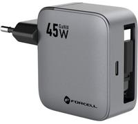 FORCELL Chargeur GaN VT-R5 45W Câble USB-C PD QC