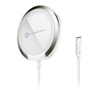 Forcell Chargeur MagSafe® pour Apple iPhone 15 Pro Max, 15 Plus, 15 Pro, 15 / iPhone 14, 14... Charge Rapide 15W, Support Ultra Léger