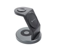 FORCELL Chargeur sans fil 3en1 15W Solid Mag Charger support MagSafe Noir