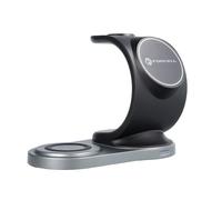 FORCELL Chargeur sans fil 3in115W Voile Mag Chargeur support MagSafe Noir