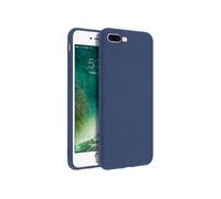 Forcell Coque iPhone 7 Plus/iPhone 8 Plus Coque Soft Touch Silicone - Bleu nuit