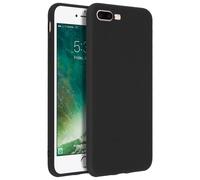 Forcell Coque iPhone 7 Plus , iPhone 8 Plus Coque Soft Touch Silicone Gel - Noir