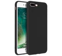 Forcell Coque iPhone 7 Plus , iPhone 8 Plus Coque Soft Touch Silicone Gel - Noir