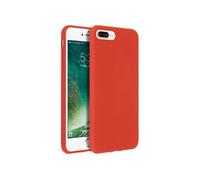 Forcell Coque iPhone 7 Plus/iPhone 8 Plus Coque Soft Touch Silicone Gel - Rouge