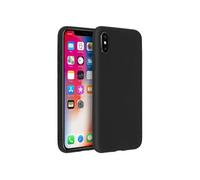 Forcell Coque iPhone X / XS Coque Soft Touch Silicone Gel Souple - Noir