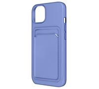 Coque iPhone 12 et 12 Pro Silicone Souple Porte-carte Forcell Violet