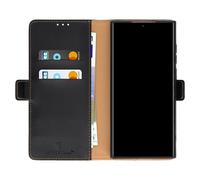 Forcell Étui Samsung Galaxy S22 Ultra Smart Pro Leather cuir porte‑carte noir