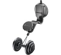 FORCELL F-Grip MagFlex Support magnétique pour téléphone portable sur pare-brise/console centrale/aérateur noir