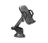 Forcell Support Voiture Universel Fixation Ventouse Rotatif 360° - Noir - Téléphone Largeur 47 à 95 mm