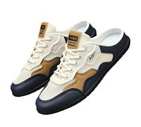 ForceRoute Basket Dos Nu pour Homme,Mules décontractées pour l'été,Chaussures à Enfiler Dos Nu pour Homme Pantoufles,Respirant,Doux,Polyvalent,Antidérapant,Convient aux Occasions décontractées