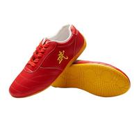 ForceRoute Chaussures Art Martiaux,Chaussures de Taichi,Chaussures de Taekwondo,Unisexe,Arts Martiaux Kung Fu Baskets Cuir,Enfants,pour Homme et Femme,Léger,Non Slip,Respirant,pour Marche Fitness