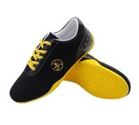 ForceRoute Chaussures de Taichi,Chaussures Art Martiaux,Chaussures Kung Fu,Chaussures de Taekwondo,Canevas,Respirant,Unisexe,pour Homme Femme Enfants Adultes,pour Boxe,Wing Chun,Qi Gong,Shaolin