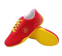 ForceRoute Chaussures de Taichi,Chaussures Art Martiaux,Chaussures Kung Fu,Chaussures de Taekwondo,Canevas,Respirant,Unisexe,pour Homme Femme Enfants Adultes,pour Boxe,Wing Chun,Qi Gong,Shaolin