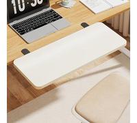 ForceRoute Extension De Plate-Forme Ergonomique,Clavier Plateau Extension,Desk Extender Tray,Elargissez Votre Espace De Travail ConçU pour Durer sans PerçAge Convient pour La Maison Et Le Bureau