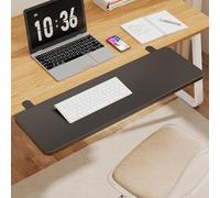 ForceRoute Table D'Extension De Bureau Pliable,Plateau Extension Bureau,Extension De Bureau pour Clavier,Peut Travailler Et Confortablement Pendant De Longues PéRiodes,Suitable for Work,Study,Etc