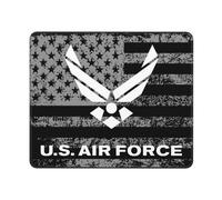 Forces Armées Américaines USAF Tapis De Souris Durable Tapis De Souris Gaming Confort Mouse Pad pour Maison Bureau Ordinateur 25X30Cm
