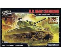 Forces Of Valor 1:72 US M4A1 Sherman France 1944 - modèle réduit, modèle réduit, modèle de Diorama, modèle Militaire, Plastique en kit