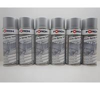 FORCH Lot de 6 sprays de zinc clair L244 - Protection contre la rouille et la corrosion - Résistant à la transpiration ponctuelle - 400 ml