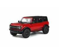 Ford Bronco 4 Portes 2021 Rouge Noir Modèle Réduit 1:18 GT Spirit